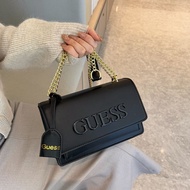 New HOT_GUESS 2024 Spring And Summer New European And American Guess Chain Bag Candy Color Fashion Letter LOGO Single Sh