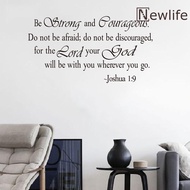 PVC Bible Quote Wall Sticker Eco-friendly Verses Room Decor Moisture-proof Bible Saying Wall Stickers for School Classroom Office