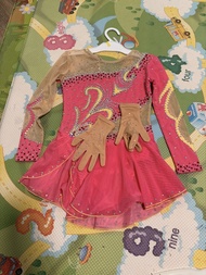 藝術體操服裝定制 女童花樣滑冰服