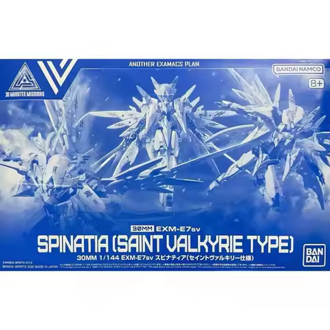Bandai Original 30MM 1/144 EXM-E7sv Spinatia Saint Valkyrie Type Anime Action Figures Assembly Model