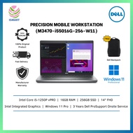 Dell Laptop Precision Mobile M3470-i55016G-256-W11 14" FHD Grey ( i5-1250P, 16GB, 256GB SSD, Intel, W11 Pro )