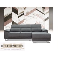 UTL N6237 Comfort L shape sofa [Free delivery in West Malaysia] [Can choose Water Resistance Fabric or Casa Leather]