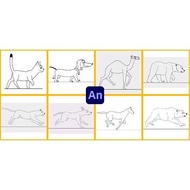 Adobe Animate Course - Learn To Animate Animal Attitude Walks&Runs In Adobe Animate