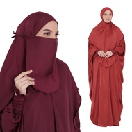 Zara Syarie Jubah and Khimar Free Purdah by Hanna Mirae