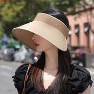 MAURICE Sense Sun Hat, UV Protection Large Brim Empty Top Hat, UV-Proof Sun Hat High-Grade Fashionable Foldable Fisherman Hat Women