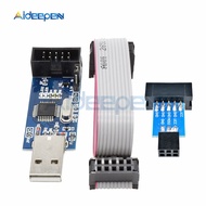 1ชิ้น Usbasp Usbisp Avr Usb โปรแกรมเมอร์ Isp Atmega8 Atmega128รองรับ Win7 64ที่มี10Pin-6ขาแผงอะแดปเต