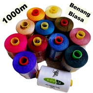 Benang Jahit Biasa/Murah/Borong /Bundle Spun Polyster/ Sewing Machine Thread-1000m