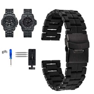 C Carbon Fiber Watchband 23mm For Plastic Iron Luminox 3080 3150 3051 Sports Men