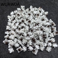 WUAWUA 20Pcs Mechanical Keyboard Switches, Plastic Linear Keyboard Switches,  Clicky Tactile Silent 