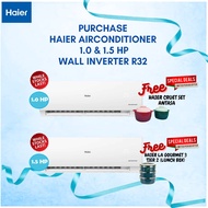 HAIER Air Conditioner R32 INVERTER  HSU-VQA SERIES SMART CLEAN 1.0 HP | 1.5 HP | 2.0 HP