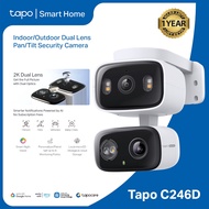 Tapo Official Store | TP-Link | C246D | Indoor/Outdoor | Dual Lens | Pan/Tilt | Security | Camera