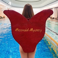 Domestic Mermaid Flippers Female Rubber Adult Diving Swimming Monofin Tail Free Training Equipment