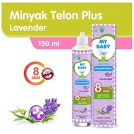 My BABY Telon Oil Plus Eucalyptus And Lavender BABY Oil Anti Mosquito Long Lasting 8 Hours 150ml