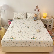 ดอกไม้ผ้าคลุมเตียงผ้ารองกันเปื้อนที่นอนผ้าปูที่นอนสูง 10 นิ้วผ้าปูที่นอน 3 ฟุต 3.5 ฟุต 5 ฟุต 6 ฟุต