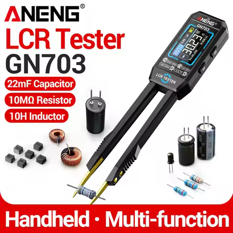 LCR Digital Bridge Multimeter SMD Intelligent Resistance Capacitance Inductance Continuity Diode Det