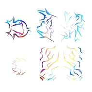 KPop Demon Hunters Rumi Kang Cosplay Prop Tattoo Sticker Rumi Tattoo Sticker Demonizing Sticker For 