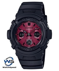 Casio G-Shock AWR-M100SAR-1A Solar Power Black and Red AR “Adrenalin Red” Series 200M Mens Watch