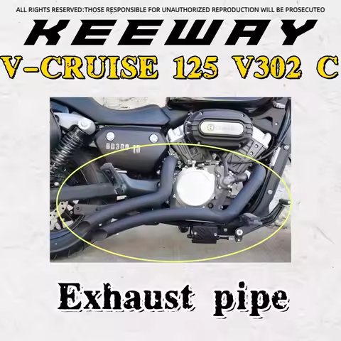 Suitable for Keeway V Cruise 125 Keeway V302c modified exhaust pipe BD300 modified sweeping retro ex