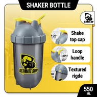 Ultimate Sup, Shaker Bottle, Water Bottle For Workout Supplements, Sports, Gym And Fitness - 550ml
