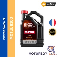 MOTUL 8100 POWER 0W20 / 5W30 FULLY SYNTHETIC ENGINE OIL / MINYAK ENJIN KERETA 5L