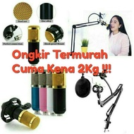 Bm800+Stand Mic Fullset - Professional Microphone Home Recording Studio