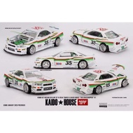 1/64 Mini GT Nissan Skyline GT-R (R34) TAMIYA X KAIDO HOUSE "The GRASSHOPPER" V1
