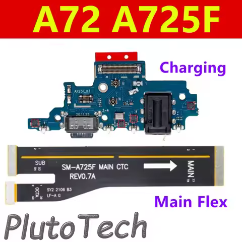 A72 A725F Charging Flex Cable For Samsung A72 4G USB Port Charger Main Board Motherboard Connector
