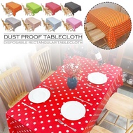 Disposable Rectangular Tablecloth Peva Restaurant Portable Durable Tablecloth Practical V9t2
