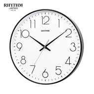 Đồng hồ treo tường Nhật Bản Rhythm CMG601NR08- Kt 30.5 x 4.1cm 500g Vỏ nhựa. Dùng Pin.