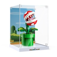 NAOCARD Acrylic Display Case for Lego Super Mario Piranha Plant 71426 Model, Dustproof Display Box, 