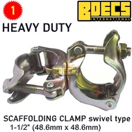 ✢┇♣Scaffolding Clamp Swivel Type 1-1/2 (48.6mm x 48.6mm) heavy Duty 1set BDECS