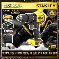 STANLEY SBD710D2K-B1 CORDLESS BRUSHLESS DRILL DRIVER 20V COME WITH 2x 2.0AH BATTERY & 1x CHARGER
