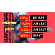 Valorant Point 300vp-1650vp