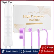 Hengfa Lina High Frequency Facial Machine - Portable High Frequency Therapy Wand with 4 Argon Light 