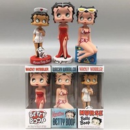 Betty Boop 搖頭公仔 貝蒂娃娃 搪膠 玩偶