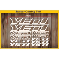 Yeti Bicycle cutting Pack Sticker - Bicycle Decal Sticker