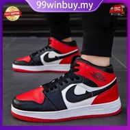 Ready Stock Kasut Sukan Wanita AJ Jordan Sport Shoes Women Kasut Perempuan Sneakers Unisex Murah Kasut Sukan Lelaki Air Force 1 Exercise Fitness Men Basketball Shoes White Shoes