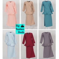 [Clearance Sale] Baju Kurung Budak/ Muslim Girl Baju Raya 2025 Kids Plain Baju Kurung Moden Murah