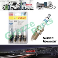 (4pcs) BOSCH Spark Plug FR7DCX+ / BKR6E-11 Nissan Sentra N16 1.6 1.8 Hyundai Elantra Accent Getz Atos Atoz Matrix