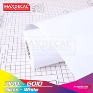 MAXDECAL 7100 - G010 GLOSS WHITE SKOTLET STICKER 60 CM X 100 CM