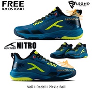 Sepatu Voli Hundred Apix dan Hundred Nitro Sepatu Padel Pickle Ball Hundred Apix dan Nitro