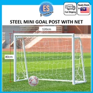 MINI GOAL POST FREE NET / TIANG GOL MINI 120cm x 80cm