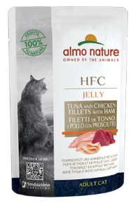 almo nature - HFC 吞拿魚,雞柳,火腿上湯啫喱 成貓濕糧(55g) 126174