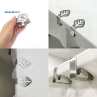 PEK-10Pcs Metal Leaf Shape Tablecloth Clamps Hotel Dining Table Cover Holder Clips
