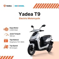 SUBSIDI Yadea T9 Motor Listrik 2000W Baru By Indomobil e8s Pro G6 Lite