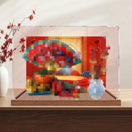 [Acrylic Anti-dust Box] Suitable for Lego New Year 80117 Five Fortune Spring Flashing Acrylic Displa