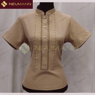 LADIES OFFICE BARONG (Barret) Mocha & Beige