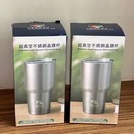 開發金 股東會紀念品 晶鑽杯 （2入）