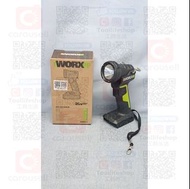 🟢WORX威克士 - WU027 20V LED兩種光度功能鋰電照明燈/電筒 淨燈價錢 唔包鋰電池 唔包充電器！