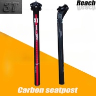 3T 20mm Full Carbon offset Seatpost 27.2/30.8/31.6*400/350mm Carbon Bike Cycling Parts MTB/Road bicy
